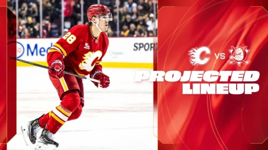 Flames Prepare for Battle Against Ducks: Projected Lineup