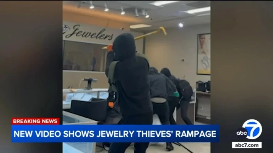 Jewelry Heist in Orange County Sparks Crashes and Arrests