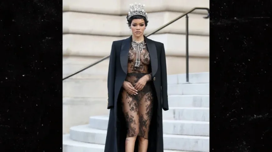 Teyana Taylor Stuns in Sheer Dress at Paris Fashion Week