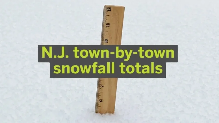 N.J. Storm: Snowfall Reaches 17 Inches, Town-by-Town Reports Available
