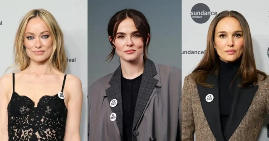 Celebrities Flaunt ‘ICE OUT’ Pins at Political Panels
