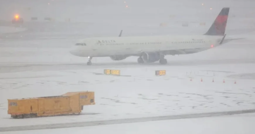 Winter Storm Causes Record Flight Cancellations, Disrupts Travel Nationwide