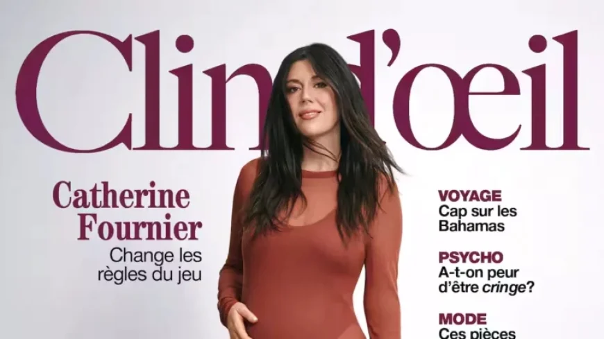 Catherine Fournier Embraces Transparency on Clin d’œil Magazine Cover