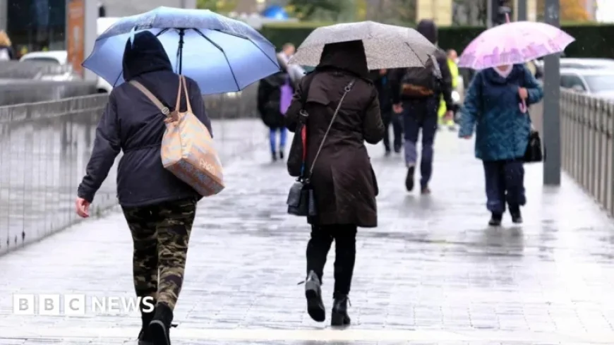 Yellow Weather Warning: Rain Expected in Southeast England