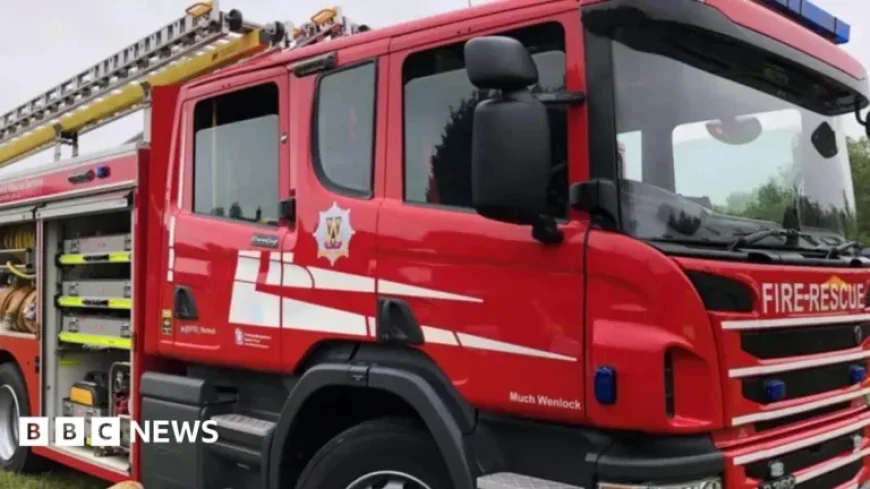 Firefighters Battle Massive House Blaze