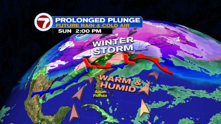 Near-Record Heat Precedes Extended, Severe Cold Snap
