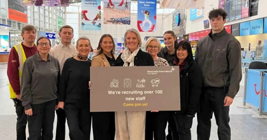 Newcastle Airport Initiates Recruitment Drive for 100 New Jobs