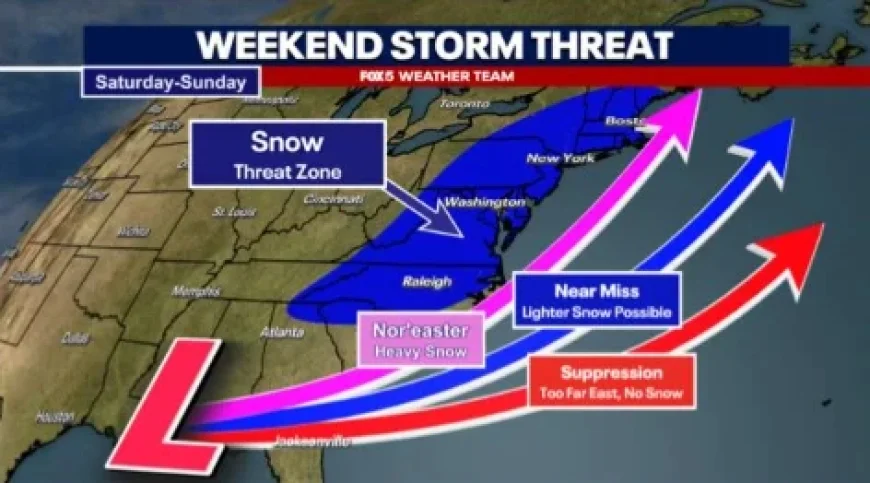 Winter Storm May Hit DMV Area This Weekend