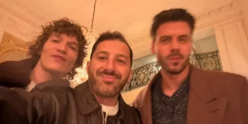Connor Storrie and François Arnaud Unite in Paris for Fashion Week