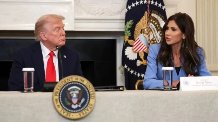 Trump and Noem Discuss Minneapolis Strategy in Lengthy Meeting