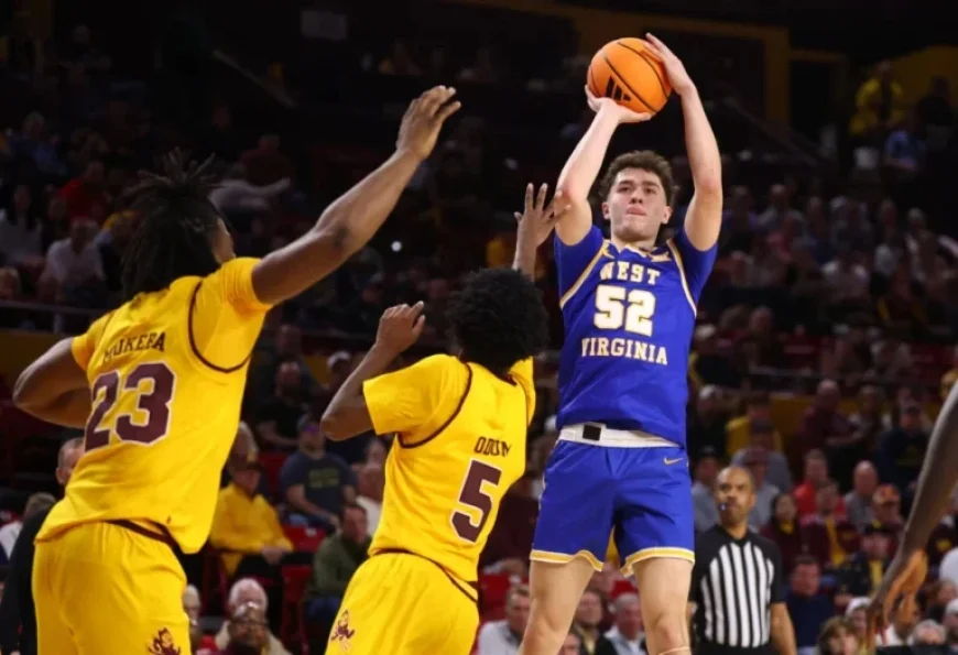Eaglestaff Leads WVU to 75-63 Win at Arizona State, Scoring 23 Points