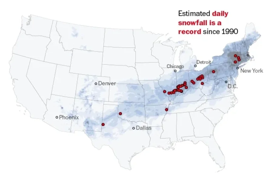 Record-Breaking Snowfall: Discover How Much Fell and Where