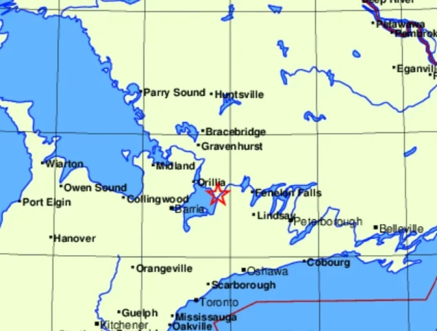 Magnitude 3.7 Earthquake Shakes Area Near Orillia