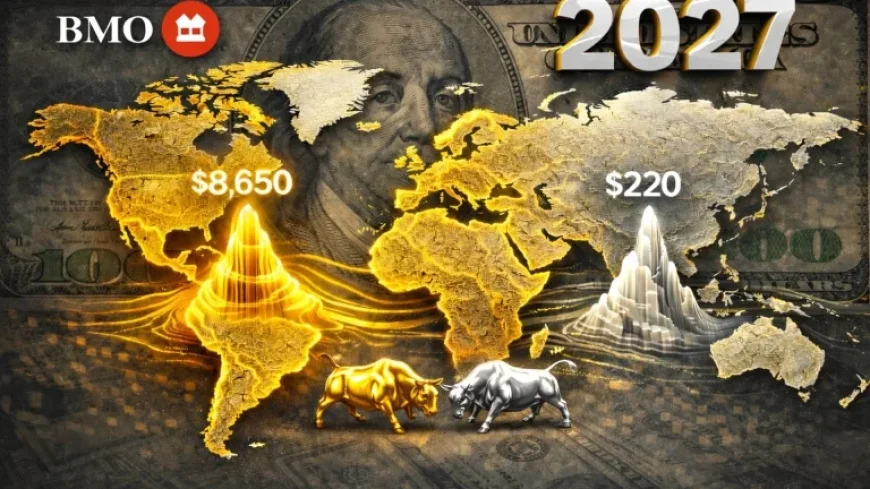 BMO Predicts Gold at $8,650 and Silver at $220 by 2027