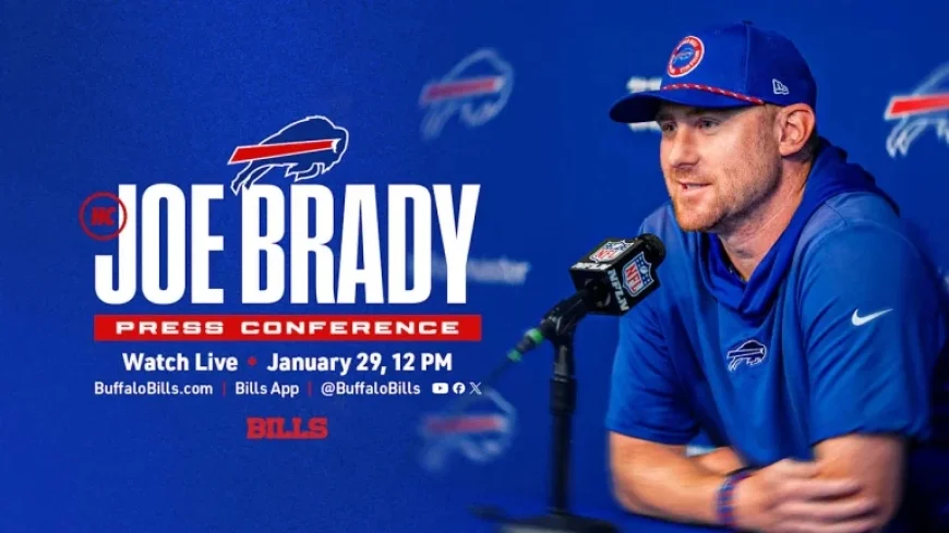 Watch Joe Brady’s Introductory Press Conference as Buffalo Bills Head Coach Live