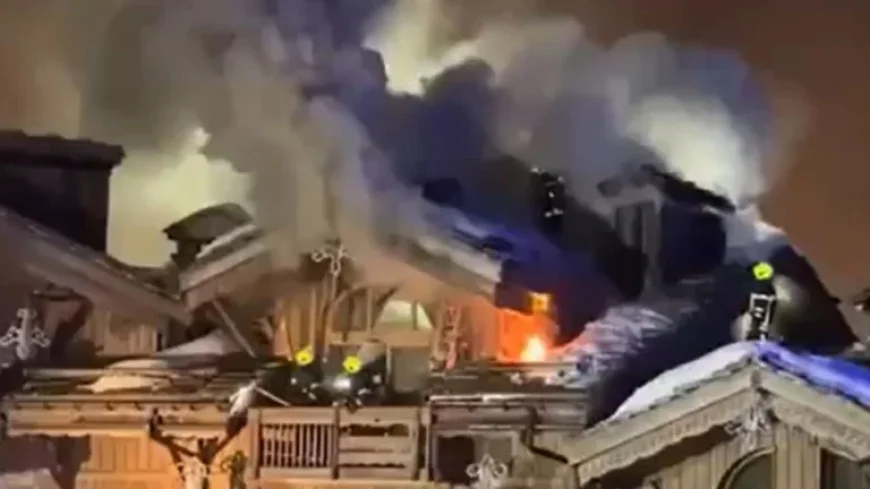 Massive Fire Engulfs 5-Star Ski Resort, Forcing Hundreds to Evacuate
