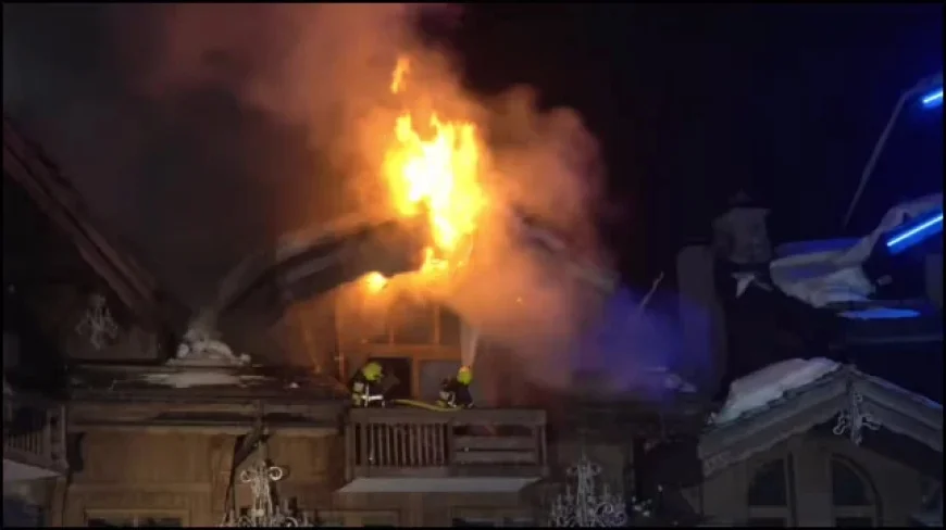 Fire Engulfs 5-Star Hotel at Exclusive Courchevel 1850 Ski Resort