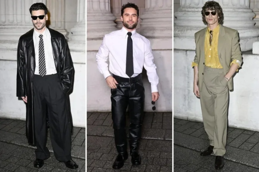 “Saint Laurent Paris Show Welcomes ‘Heated Rivalry’ Cast”