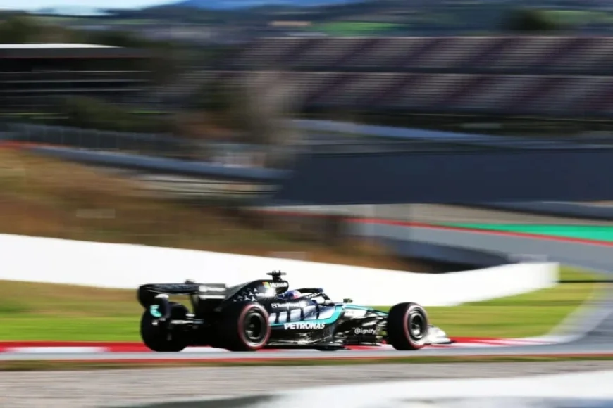 Russell Achieves Fastest Lap in Barcelona F1 Test