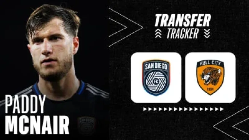 San Diego FC Transfers Paddy McNair to Hull City