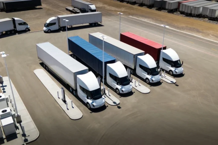 Pilot and Tesla Collaborate on Semi Charger Network for Fleets