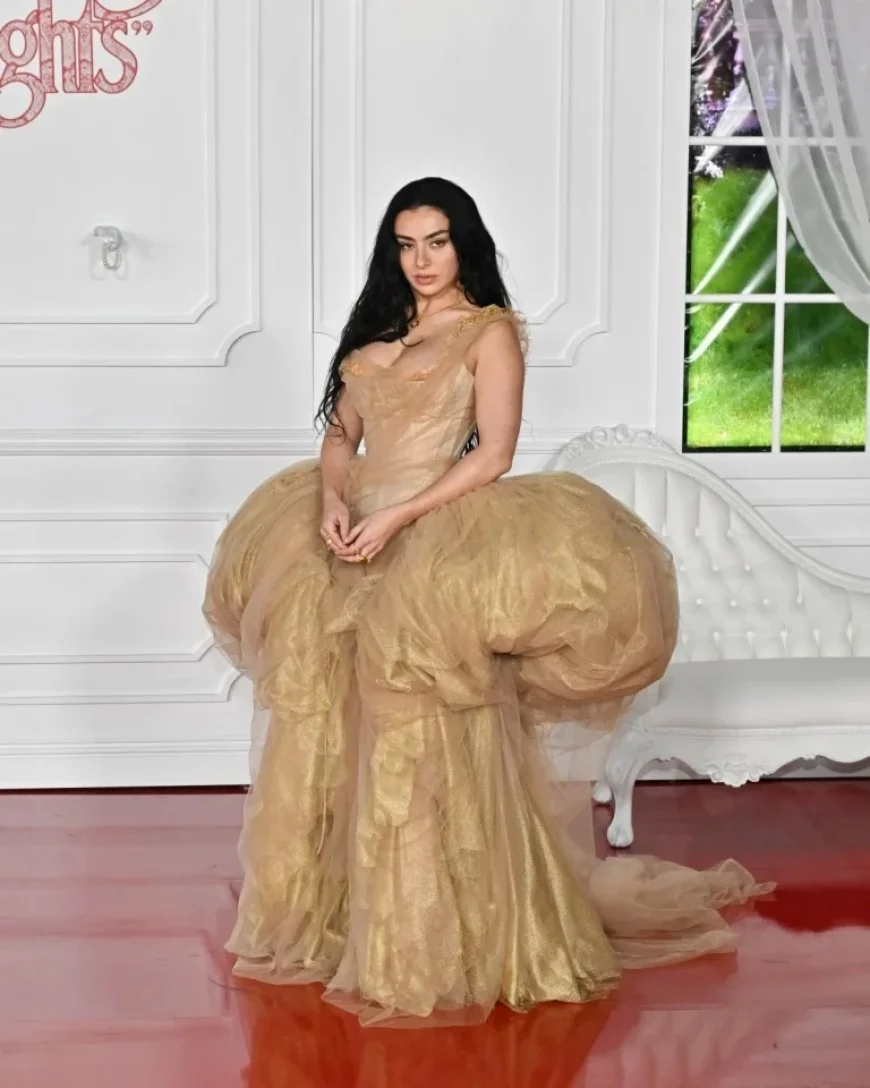 Charli XCX Dazzles in Galliano, YSL, Westwood at ‘Wuthering Heights’ LA Premiere