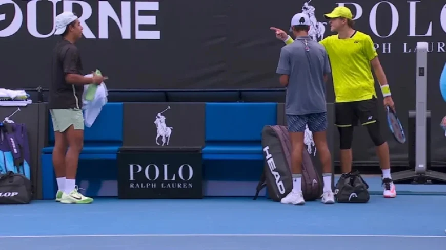 Aussie Sparks Controversy in Heated Junior Doubles Victory Scene