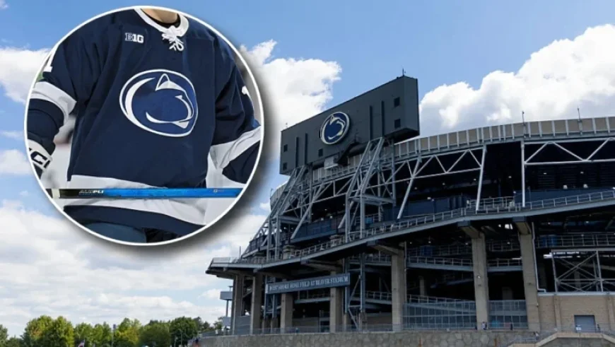 Spectacular Ice Installation Unveiled at Beaver Stadium