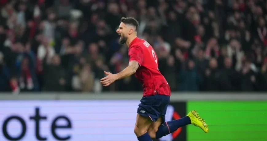 Giroud’s Goal Secures Lille’s Victory and Qualification