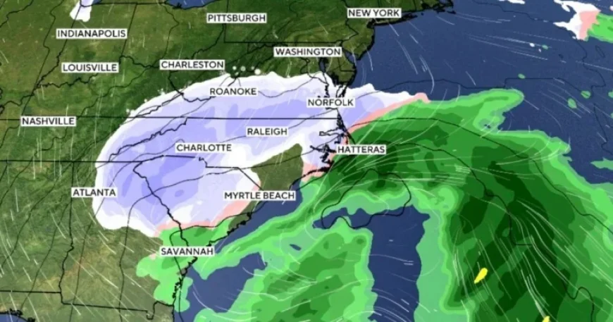 Forecasters Monitor Incoming Storm While Severe Cold Grips East Coast