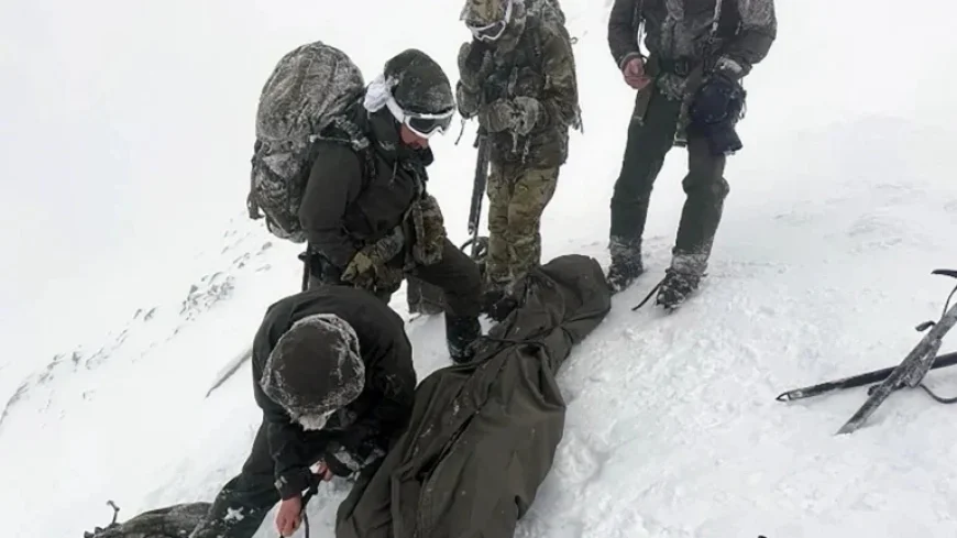 Marines Rescue Stranded Climber in Freezing Ben Nevis Training Exercise