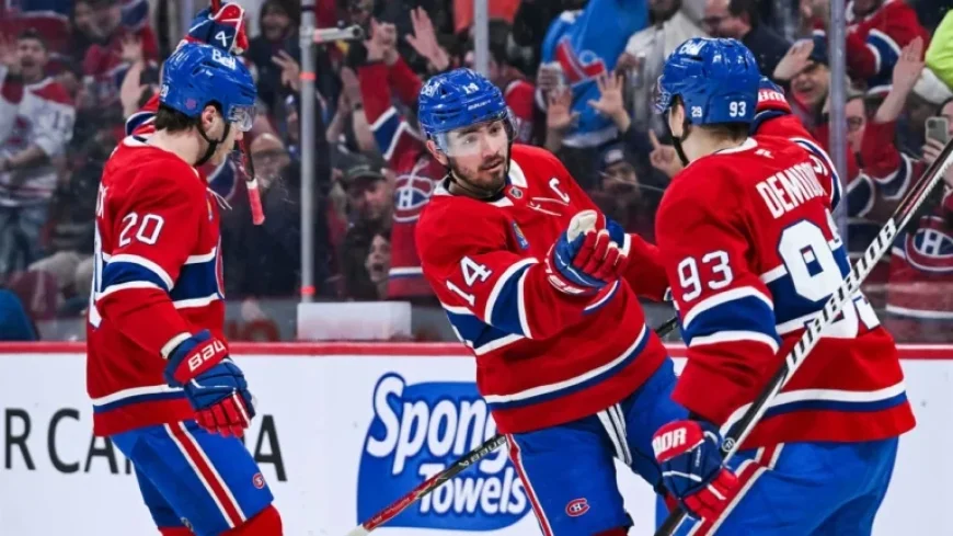 Suzuki Scores 3 as Canadiens Triumph Over Avalanche