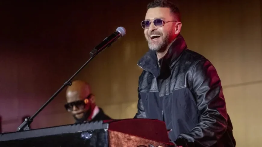 Justin Timberlake Surprises Pharrell Williams with Tribute at Recording Academy Honors