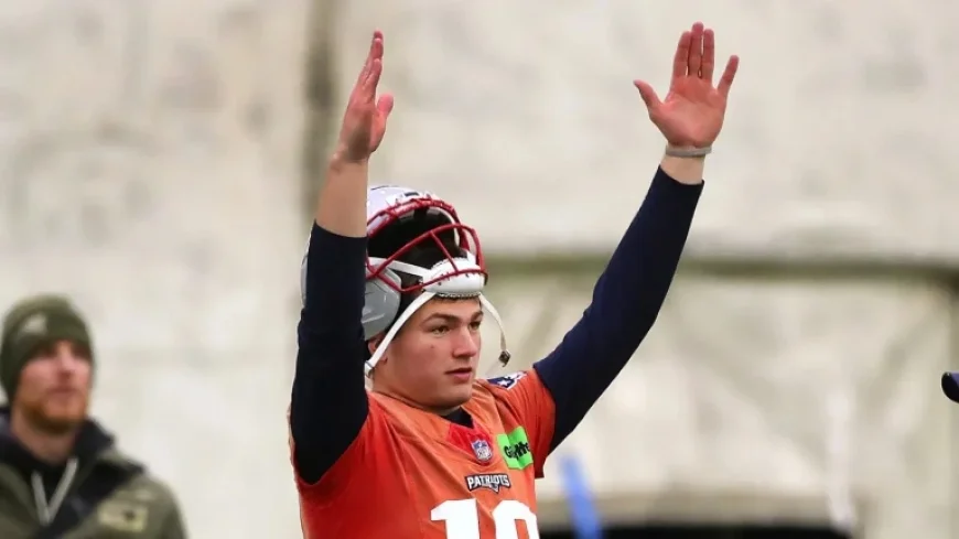 Patriots List Drake Maye, Eight Others as Questionable