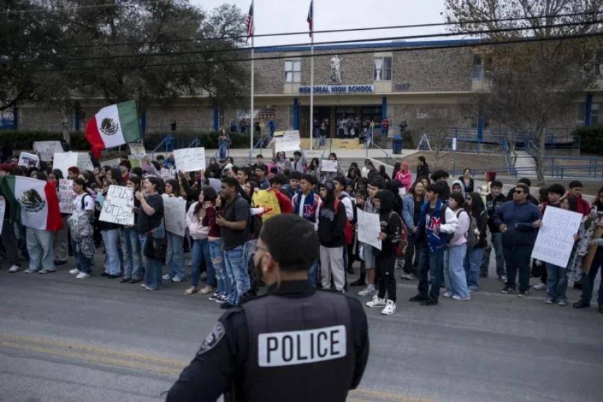Texas Students Unite in Mass Walkout to Protest ICE Killings