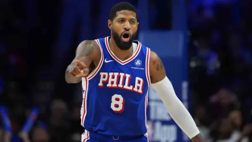 76ers’ Paul George Suspended 25 Games for NBA Anti-Drug Violation