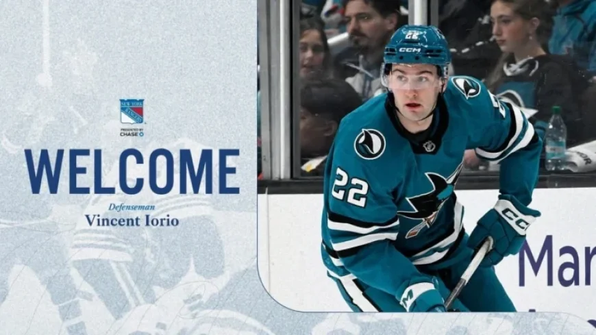 Rangers Secure Vincent Iorio from Waivers