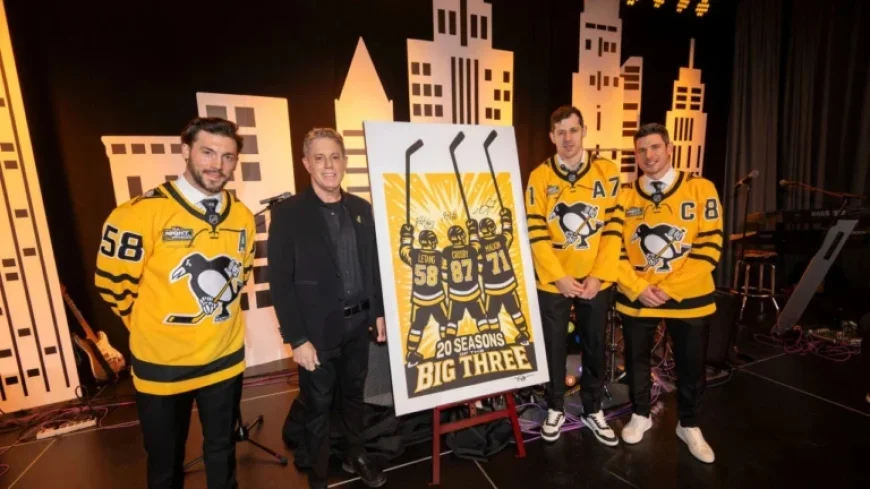 Crosby, Malkin, Letang Unite with Morris and Penguins Foundation for Charity