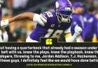 Jefferson Critiques Vikings’ QB Performances Against McCarthy and Wentz