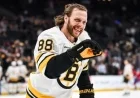 David Pastrnak Earns NHL’s Second Star Honors for January