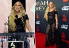 Mariah Carey Shines in Sheer Prada Gown at MusiCares Gala