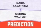 Kasatkina vs Waltert: WTA Abu Dhabi Open 2026 Prediction