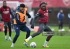 Alex Oxlade-Chamberlain Joins Arsenal First-Team Training Session