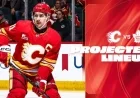 Projected Lineup: Flames Face Leafs in Upcoming Matchup