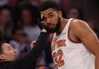 Karl-Anthony Towns Suffers Eye Injury in Knicks Collision, Bloody Jersey Revealed