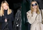 Kate Hudson Stuns in Sheer Dress and Faux-Fur Coat in Paris