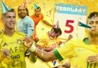 Ronaldo, Neymar, Tevez, Hagi: Celebrating Football Legends Sharing Birthdays