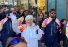 Gail Miller Bears Olympic Torch in Milan for 2026 Games