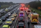 UK’s A19 Closed After Crash, Commuters Endure Hours of Delays