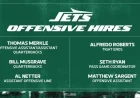 Jets Bolster Offensive Coaching Staff with Six New Additions